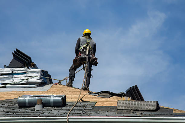 Professional Roofing technician working in Pocono Pines, PA
